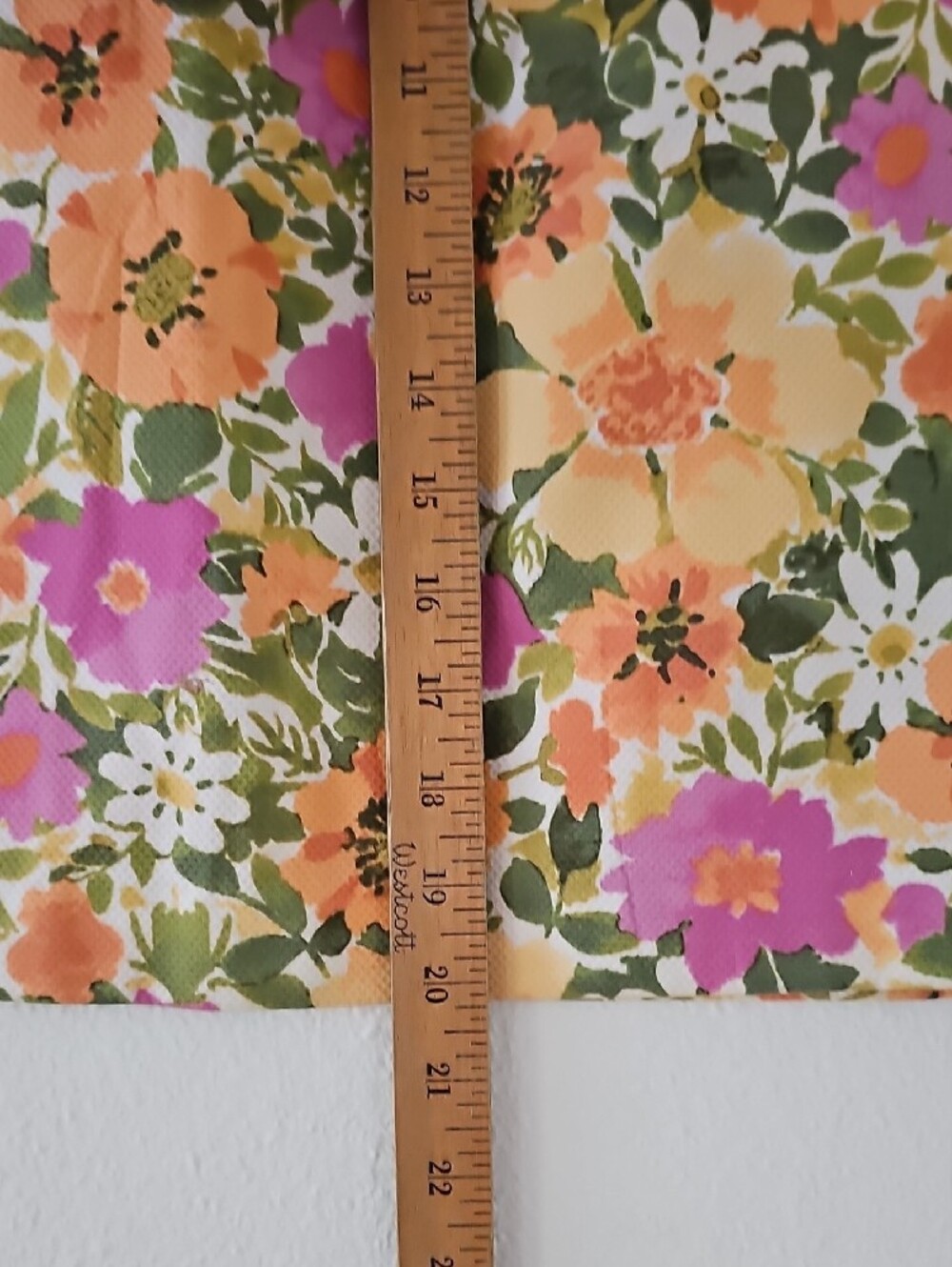 Jaclyn Smith Sz 10 Pastel Pink Warm Yellow Floral Skirt Mod Retro Cottagecore - Picture 7 of 9